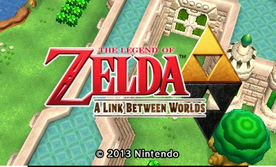 Zelda no Densetsu: Kamigami no Triforce 2 title screen for Nintendo 3DS